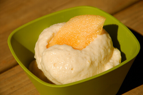 Cantaloupe Ice Cream (with a dairy-free version)