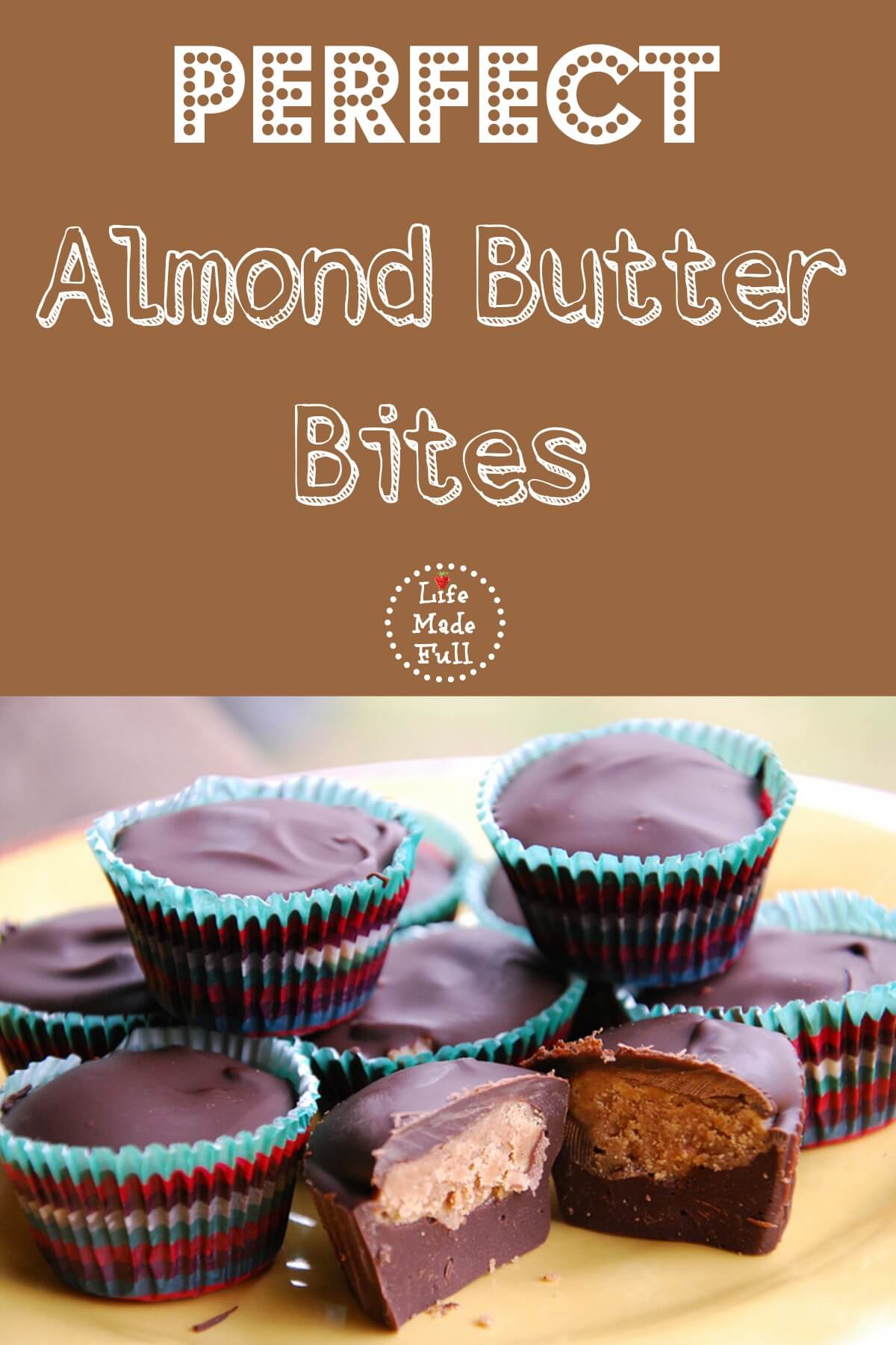 Perfect Chocolate Almond Butter Bites (Dairy-Free)