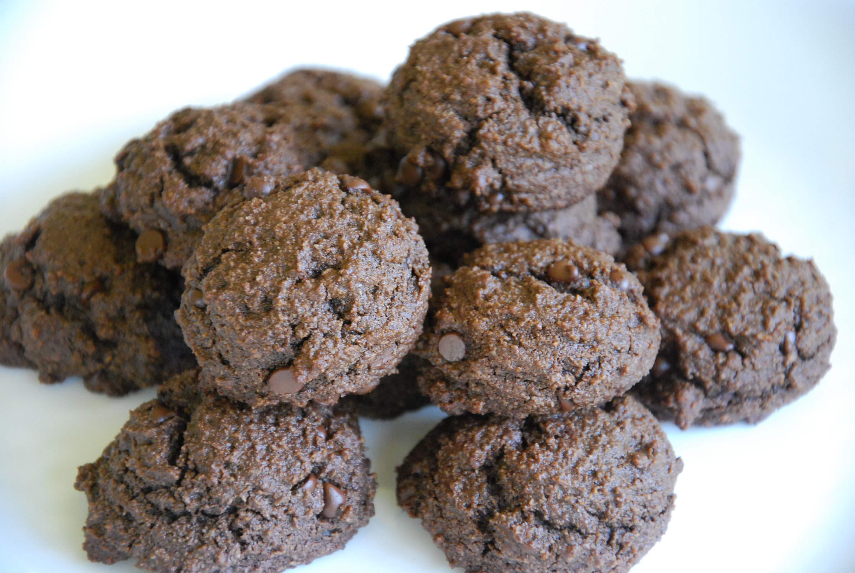 Grain-Free Double Chocolate Chip Cookies
