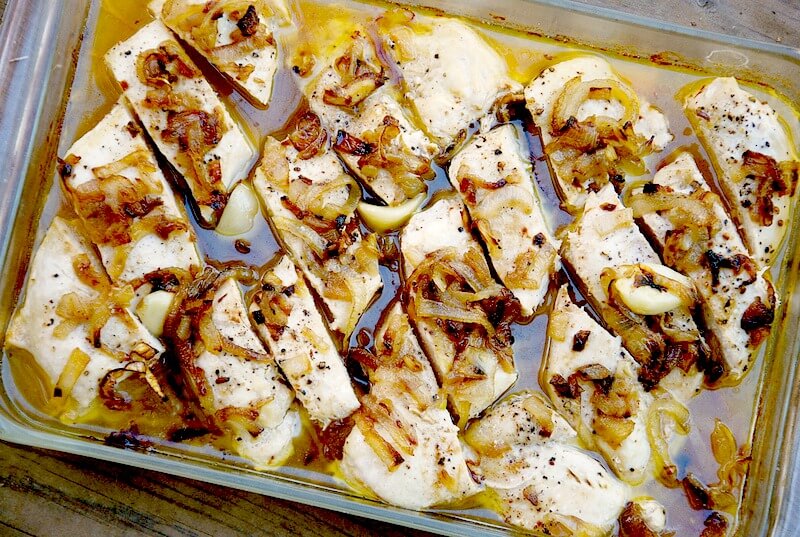 Garlic Butter Chicken with Caramelized Onions