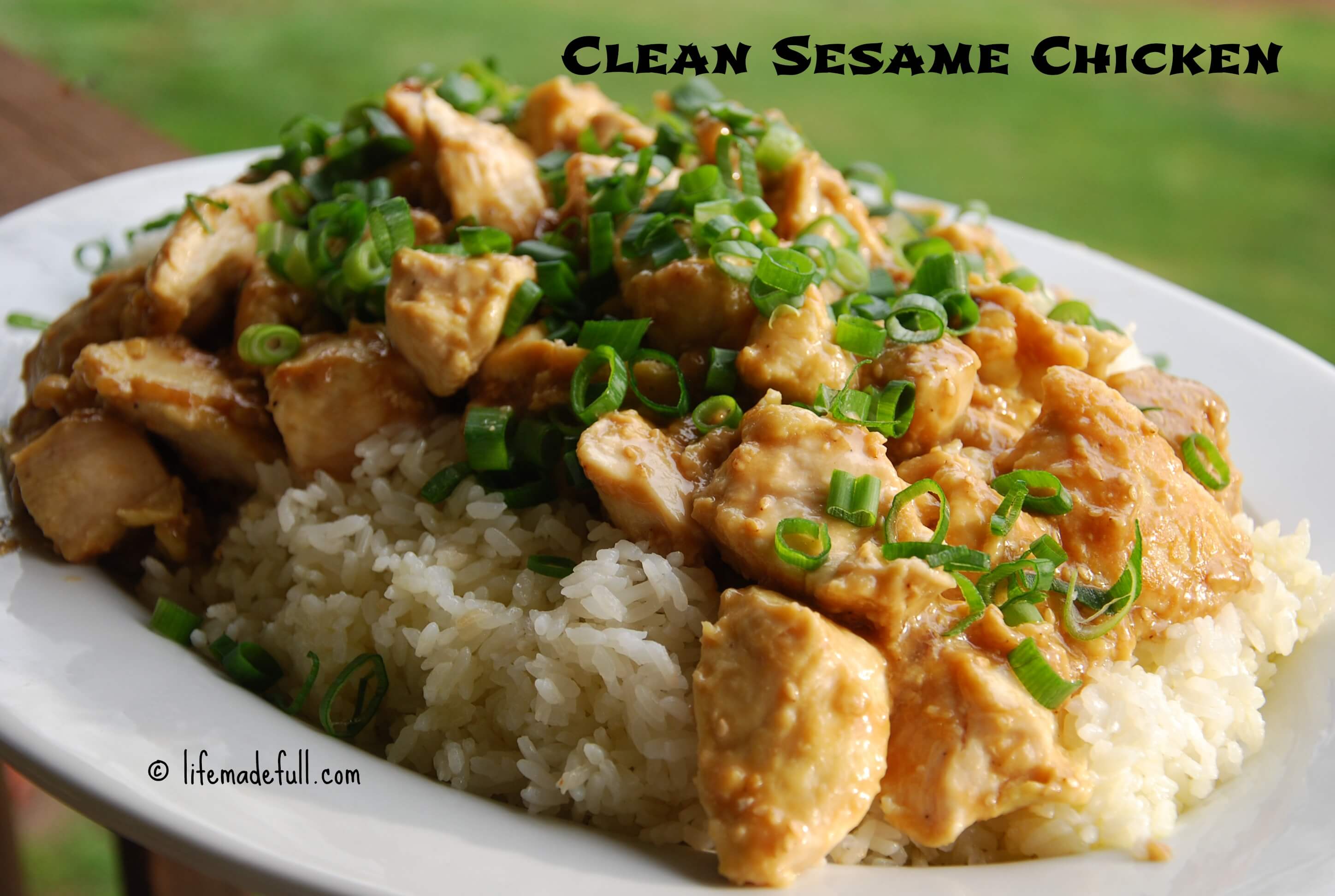 Clean Sesame Chicken