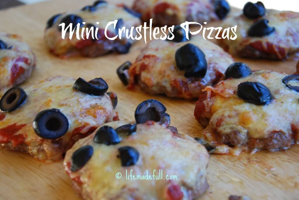Mini Crustless Pizza