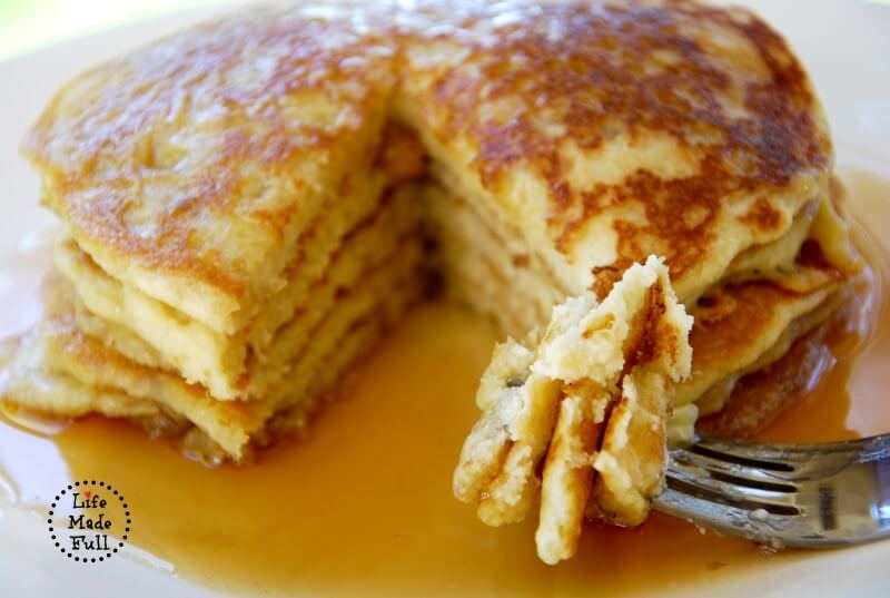 Grain Free Lemon “Buttermilk” Pancakes