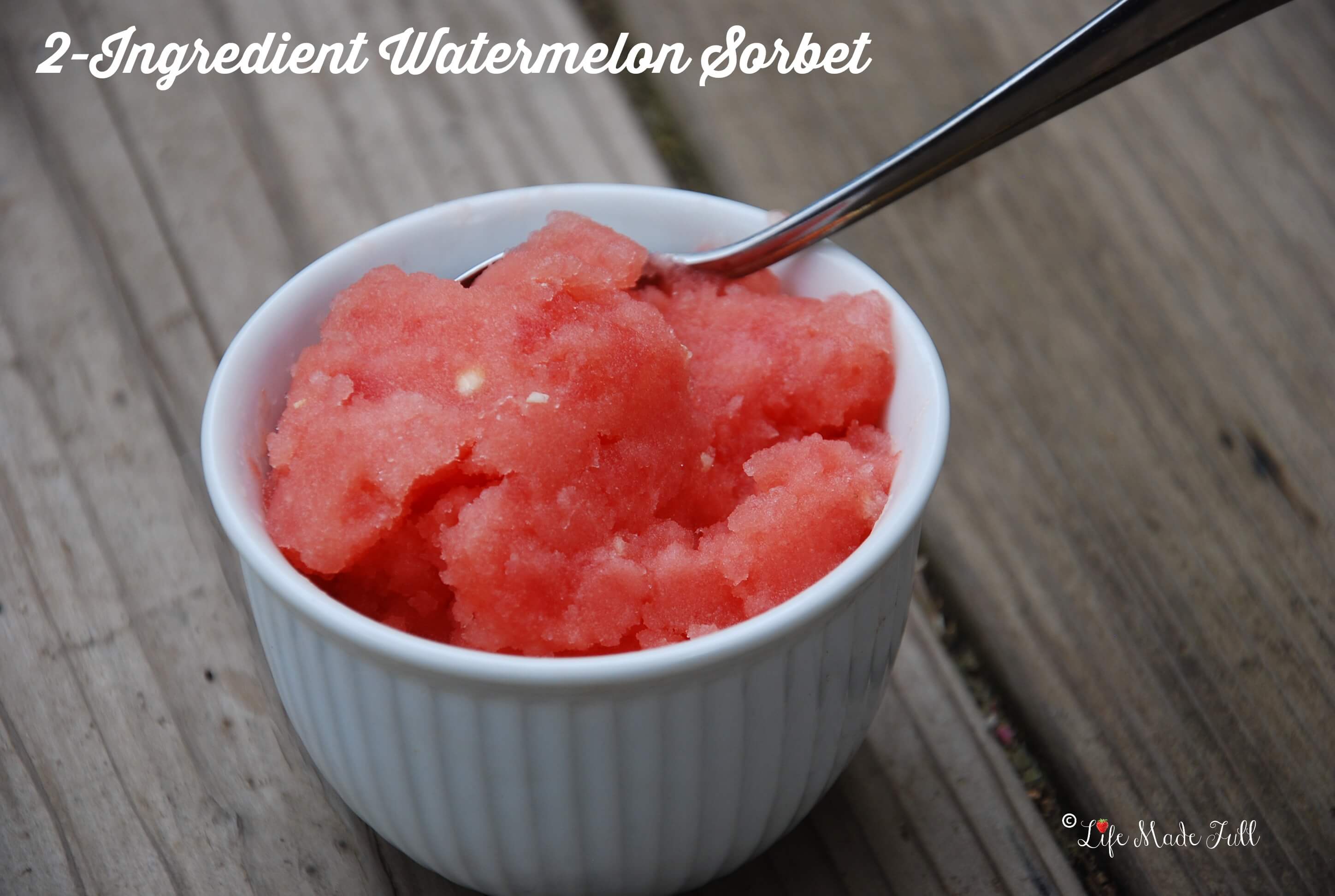 2-Ingredient Watermelon Sorbet