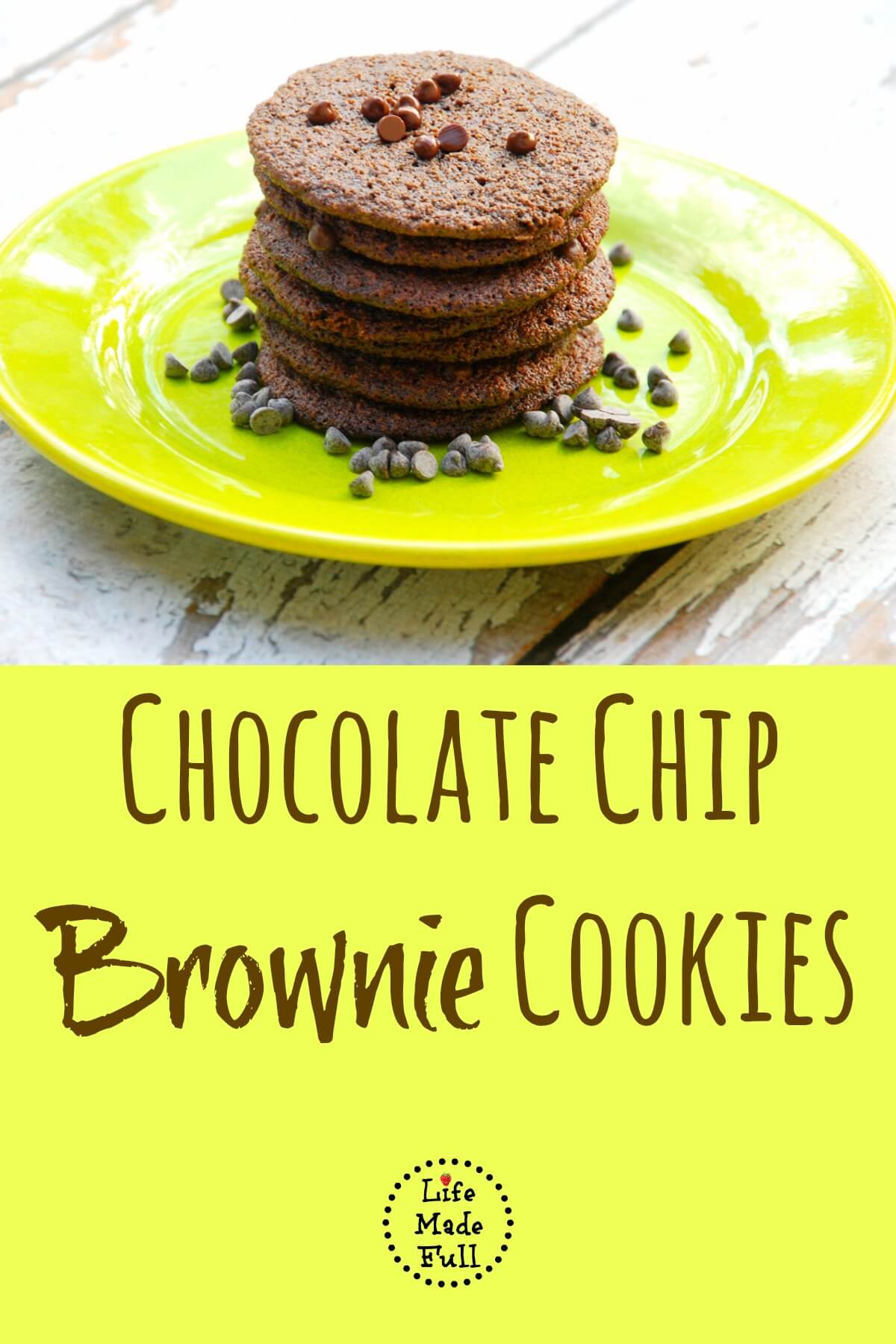 Chocolate Chip Brownie Cookies (Grain/Dairy-Free)