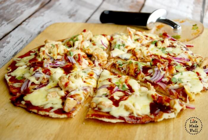 Grain Free BBQ Chicken Pizza (with the BEST crust ever!)