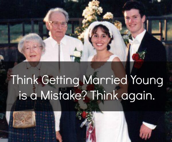 Why it’s good to get married young
