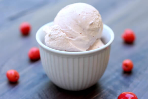 Cherry Almond Ice Cream Recipe (with Dairy Free alternative!)