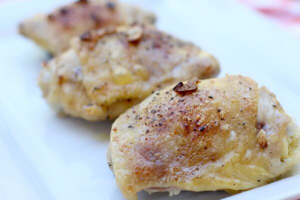 Easy Roasted Garlic Chicken (3 Ingredients, and it’s Paleo!)