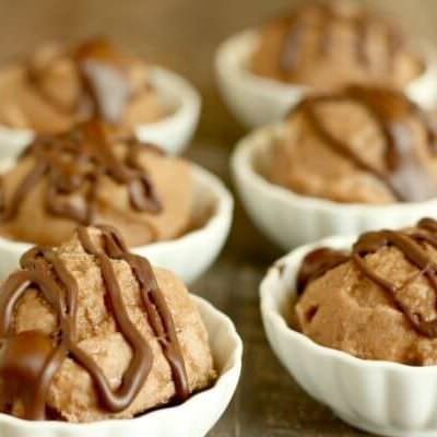 Dairy Free Chocolate Peanut Butter Ice Cream Balls (Game Day Dessert Recipe!)
