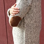 RD Style Maureen Twisted Seam Elbow Patch Sweater