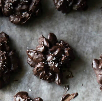 Salted Mexican Chocolate Clusters from Ditch the Wheat
