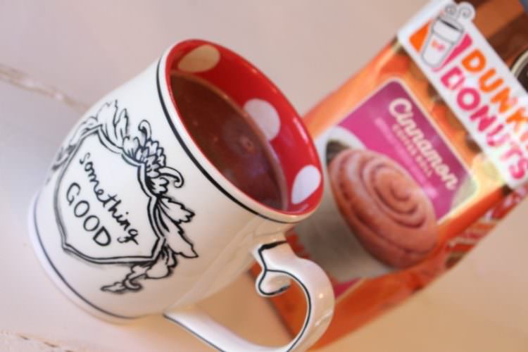 Dunkin Donuts Cinnamon Roll Hot Chocolate