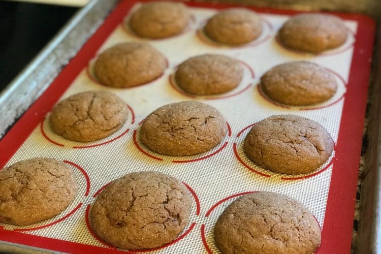 Gluten free soft ginger molasses cookies